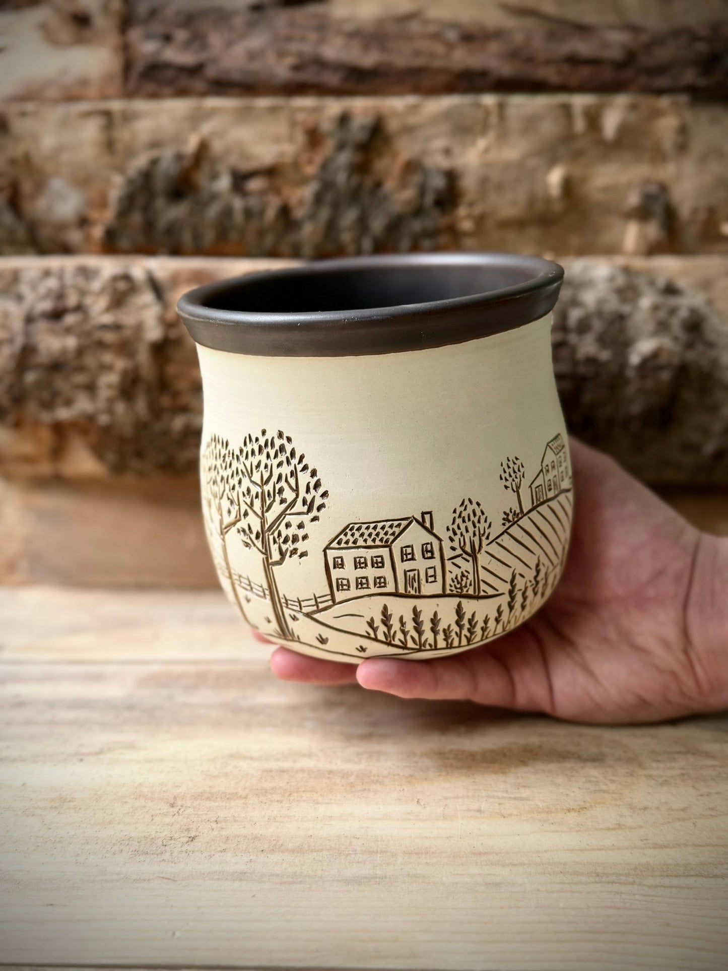 Country Roads Planter