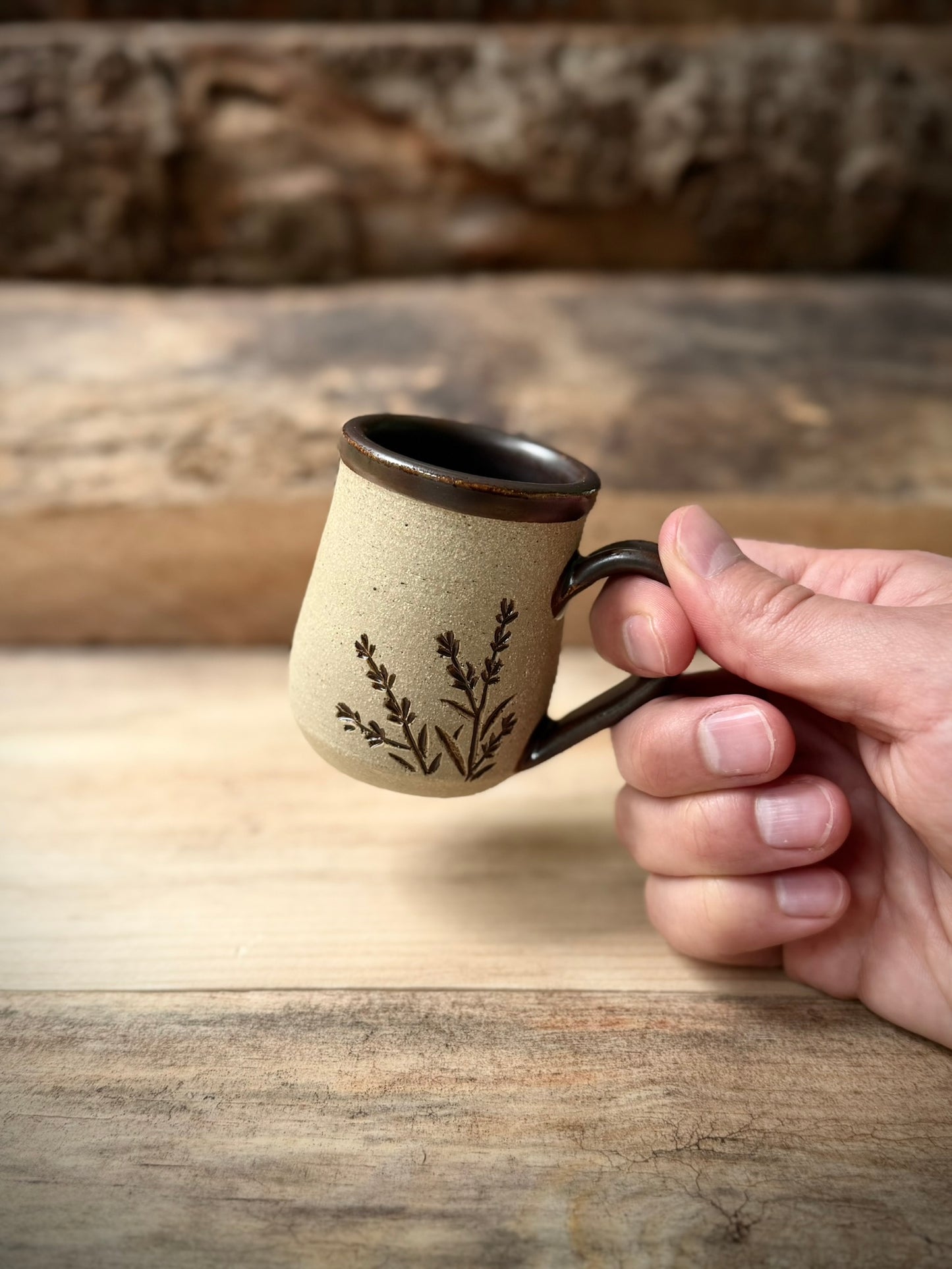 Lavender Espresso Cup