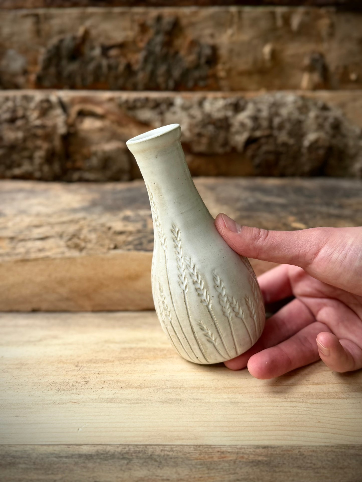 Time Will Tell - Wheat Vase