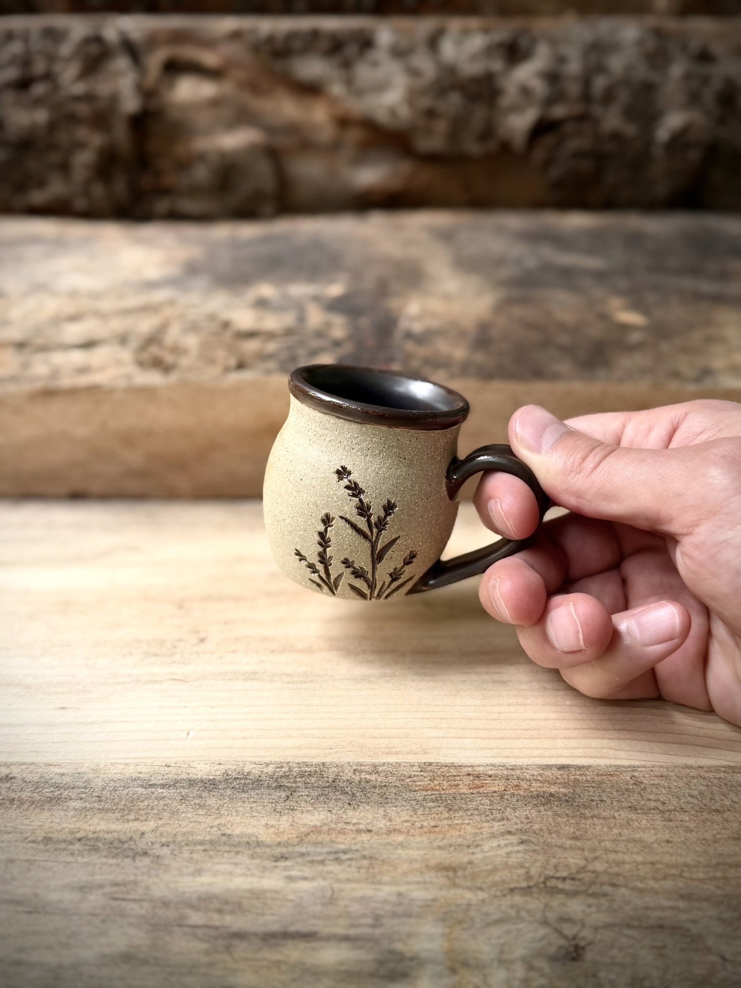 Lavender Espresso Cup