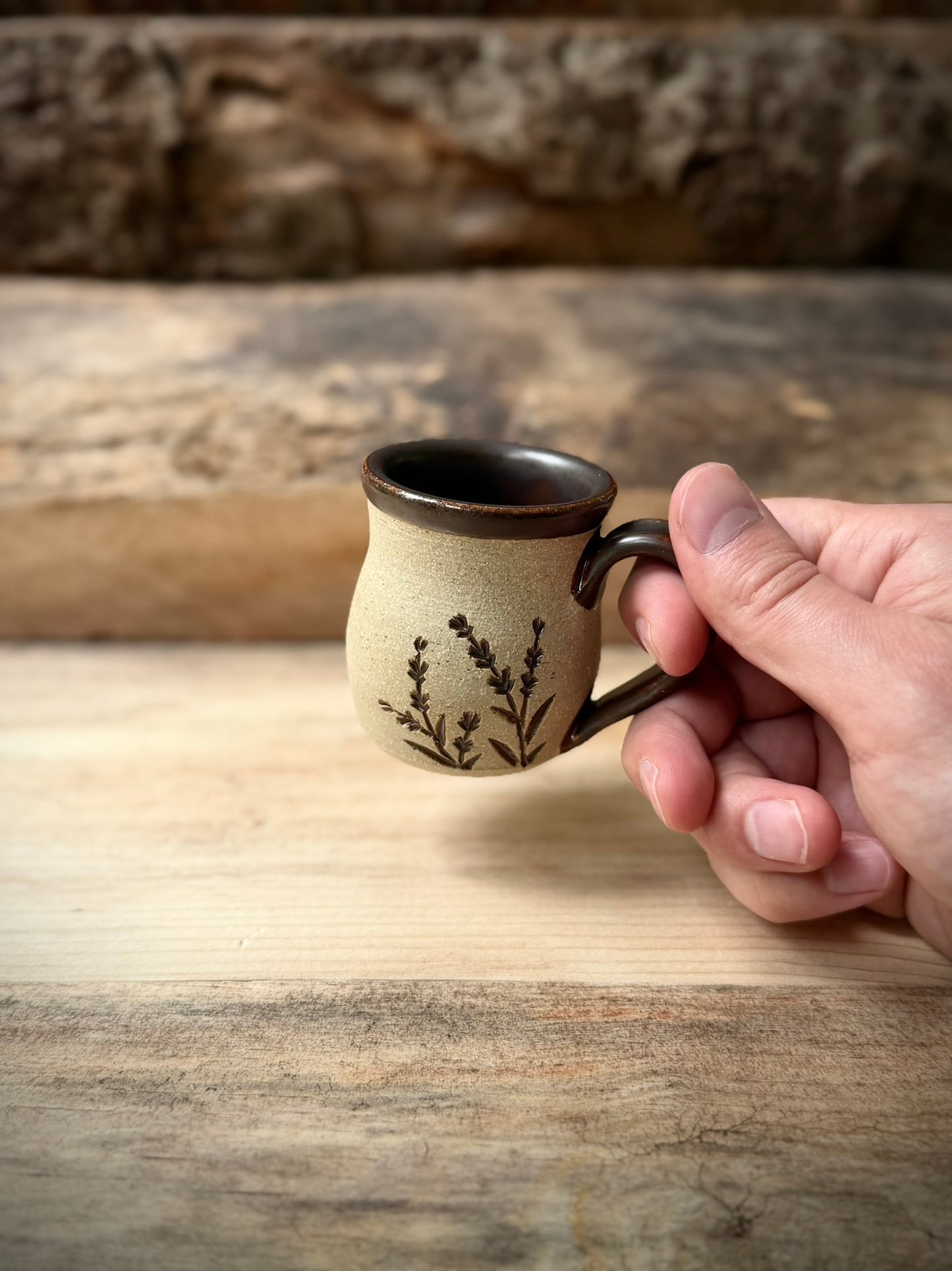 Lavender Espresso Cup